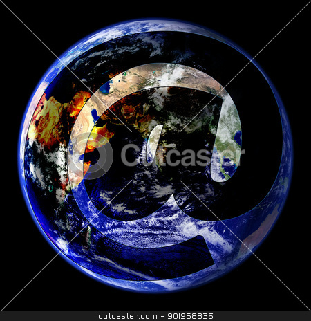 To use this stock image in your creative project, please select the size you need over to the right and click the "Add to Cart" button.
Your downloaded image will come with the Cutcaster watermark removed so don’t worry about the watermark you see on this page. World Wide Email Globe East stock photo, An Email Symbol Covering Globe East Image by Snap2Art