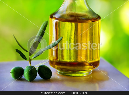 To use this stock image in your creative project, please select the size you need over to the right and click the "Add to Cart" button.
Your downloaded image will come with the Cutcaster watermark removed so don’t worry about the watermark you see on this page. Green olives and olive oil stock photo, Green olives and olive oil by Inacio Pires