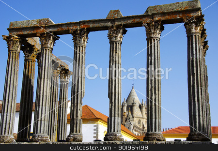 To use this stock image in your creative project, please select the size you need over to the right and click the "Add to Cart" button.
Your downloaded image will come with the Cutcaster watermark removed so don’t worry about the watermark you see on this page. Roman temple at Portugal. stock photo, Roman temple at Portugal. Unesco World heritage. by Inacio Pires