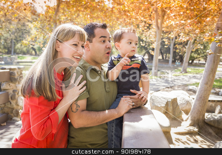 To use this stock image in your creative project, please select the size you need over to the right and click the "Add to Cart" button.
Your downloaded image will come with the Cutcaster watermark removed so don’t worry about the watermark you see on this page. Mixed Race Family Enjoy a Day at The Park stock photo, Happy Mixed Race Family Enjoy a Day at The Park Together. by Andy Dean