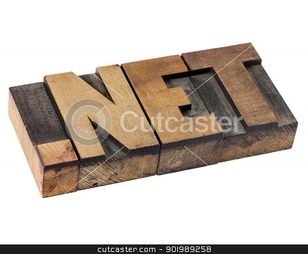 To use this stock image in your creative project, please select the size you need over to the right and click the "Add to Cart" button.
Your downloaded image will come with the Cutcaster watermark removed so don’t worry about the watermark you see on this page. dot net - internet domain stock photo, dot net internet domain for network - isolated text in vintage letterpress wood type by Marek Uliasz