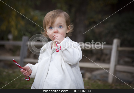 To use this stock image in your creative project, please select the size you need over to the right and click the "Add to Cart" button.
Your downloaded image will come with the Cutcaster watermark removed so don’t worry about the watermark you see on this page. Adorable Baby Girl Playing in Park stock photo, Adorable Baby Girl Playing Outside in the Park with Candy Canes. by Andy Dean
