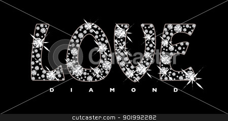 To use this stock image in your creative project, please select the size you need over to the right and click the "Add to Cart" button.
Your downloaded image will come with the Cutcaster watermark removed so don’t worry about the watermark you see on this page. Love diamond icon stock vector clipart, Black background with diamonds in the shape of the word love by Michael Travers