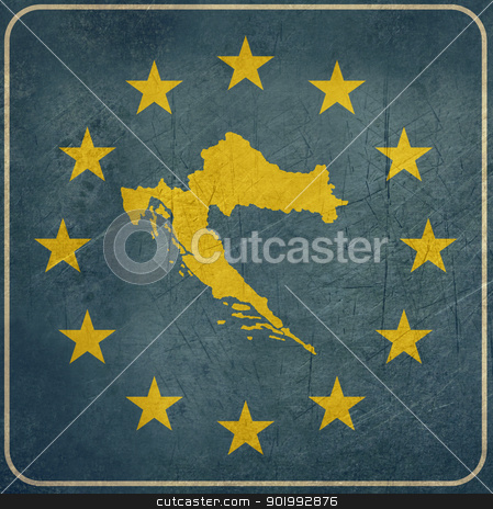 To use this stock image in your creative project, please select the size you need over to the right and click the "Add to Cart" button.
Your downloaded image will come with the Cutcaster watermark removed so don’t worry about the watermark you see on this page. Grunge Croatia European button stock photo, Grunge Croatia map on blue and starry European button isolated on white background with copy space.
by Martin Crowdy