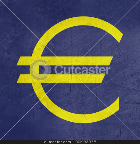 To use this stock image in your creative project, please select the size you need over to the right and click the "Add to Cart" button.
Your downloaded image will come with the Cutcaster watermark removed so don’t worry about the watermark you see on this page. Grunge European currency symbol stock photo, Grunge European currency symbol on blue background in official color. by Martin Crowdy