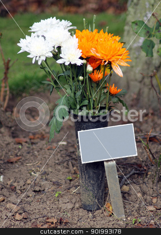 To use this stock image in your creative project, please select the size you need over to the right and click the "Add to Cart" button.
Your downloaded image will come with the Cutcaster watermark removed so don’t worry about the watermark you see on this page. Memorial plaque and flowers in cemetery stock photo, Memorial plaque and flowers in cemetery with copy space. by Martin Crowdy