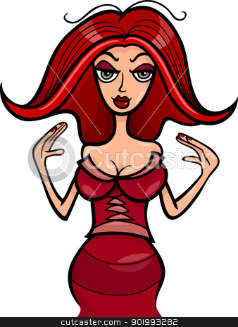 To use this stock image in your creative project, please select the size you need over to the right and click the "Add to Cart" button.
Your downloaded image will come with the Cutcaster watermark removed so don’t worry about the watermark you see on this page. woman cartoon illustration cancer sign stock vector clipart, Illustration of Beautiful Woman Cartoon Character or Cancer Horoscope Zodiac Sign by Igor Zakowski