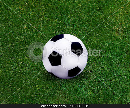 To use this stock image in your creative project, please select the size you need over to the right and click the "Add to Cart" button.
Your downloaded image will come with the Cutcaster watermark removed so don’t worry about the watermark you see on this page. Football sport stock photo, Football sport, soccer ball on grassland. by Designsstock