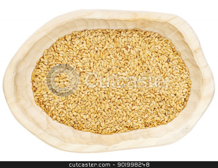 To use this stock image in your creative project, please select the size you need over to the right and click the "Add to Cart" button.
Your downloaded image will come with the Cutcaster watermark removed so don’t worry about the watermark you see on this page. golden flax seeds stock photo, golden flax seeds in a rustic wood bowl isolated on white, clipping path by Marek Uliasz