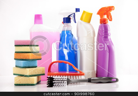 To use this stock image in your creative project, please select the size you need over to the right and click the "Add to Cart" button.
Your downloaded image will come with the Cutcaster watermark removed so don’t worry about the watermark you see on this page. Cleaning items set stock photo, Cleaning items isolated on white background by fikmik