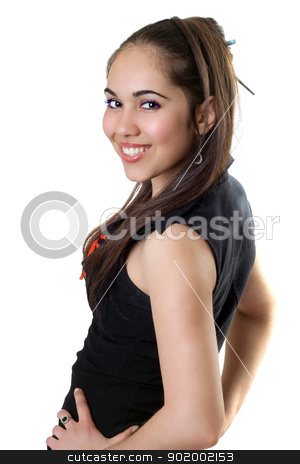 To use this stock image in your creative project, please select the size you need over to the right and click the "Add to Cart" button.
Your downloaded image will come with the Cutcaster watermark removed so don’t worry about the watermark you see on this page. Woman in black stock photo, Attractive young woman in black. Isolated on white by Sergii Sukhorukov