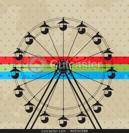 To use this stock image in your creative project, please select the size you need over to the right and click the "Add to Cart" button.
Your downloaded image will come with the Cutcaster watermark removed so don’t worry about the watermark you see on this page. The fun wheel stock vector clipart, Amusement park icon, ferris wheel silhouette by Richard Laschon