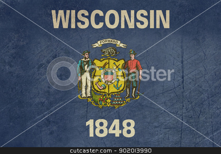 To use this stock image in your creative project, please select the size you need over to the right and click the "Add to Cart" button.
Your downloaded image will come with the Cutcaster watermark removed so don’t worry about the watermark you see on this page. Grunge Wisconsin state flag stock photo, Grunge Wisconsin state flag of America, isolated on white background. by Martin Crowdy
