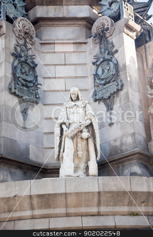 To use this stock image in your creative project, please select the size you need over to the right and click the "Add to Cart" button.
Your downloaded image will come with the Cutcaster watermark removed so don’t worry about the watermark you see on this page. Columbus Stautue Monument Barcelona Spain stock photo, Columbus Statue Monument, Monument A Colom, Barcelona, Spain. At one end of the La Rambla, the monument was completed for the Universal Exposition in 1888 and is located at the spot where Columbus returned to Spain after his first trip to the Americas. by William Perry