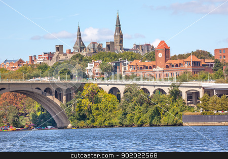 To use this stock image in your creative project, please select the size you need over to the right and click the "Add to Cart" button.
Your downloaded image will come with the Cutcaster watermark removed so don’t worry about the watermark you see on this page. Key Bridge Georgetown University Washington DC Potomac River stock photo, Key Bridge Potomac River Georgetown University Washington DC from Roosevelt Island. Completed in 1923 this is the oldest bridge in Washington DC. by William Perry