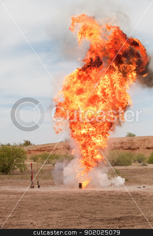 To use this stock image in your creative project, please select the size you need over to the right and click the "Add to Cart" button.
Your downloaded image will come with the Cutcaster watermark removed so don’t worry about the watermark you see on this page. Motion Picture Explosion stock photo, Giant exploding controlled fireball for movie outside by Scott Griessel
