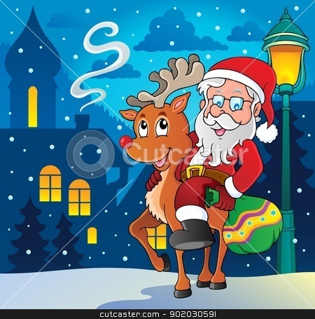 To use this stock image in your creative project, please select the size you need over to the right and click the "Add to Cart" button.
Your downloaded image will come with the Cutcaster watermark removed so don’t worry about the watermark you see on this page. Santa Claus thematic image 8 stock vector clipart, Santa Claus thematic image 8 - vector illustration. by Klara Viskova