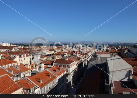 To use this stock image in your creative project, please select the size you need over to the right and click the "Add to Cart" button.
Your downloaded image will come with the Cutcaster watermark removed so don’t worry about the watermark you see on this page. Lisbon panorama, Portugal stock photo, Lisbon panorama, Portugal buildings, roofs, churches by Tatiana Mihaliova