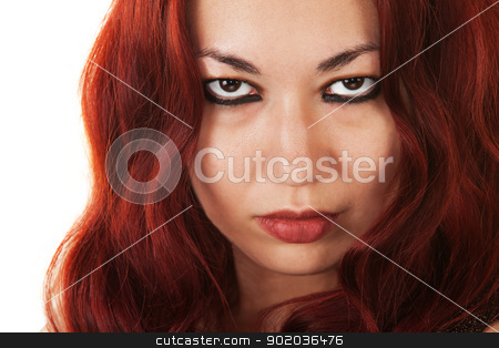 To use this stock image in your creative project, please select the size you need over to the right and click the "Add to Cart" button.
Your downloaded image will come with the Cutcaster watermark removed so don’t worry about the watermark you see on this page. Serious Latina Beauty stock photo, Close up of serious Latina Beauty over white background by Scott Griessel