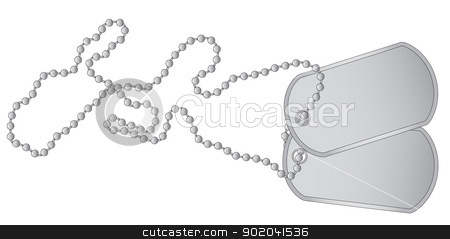 To use this stock image in your creative project, please select the size you need over to the right and click the "Add to Cart" button.
Your downloaded image will come with the Cutcaster watermark removed so don’t worry about the watermark you see on this page. Dog Tags stock vector clipart, Aset of military dog tags with chain. by Kotto