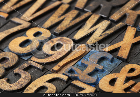 To use this stock image in your creative project, please select the size you need over to the right and click the "Add to Cart" button.
Your downloaded image will come with the Cutcaster watermark removed so don’t worry about the watermark you see on this page. pound symbol in wood type stock photo, pound symbol among vintage letterpress wood type blocks, selective focus by Marek Uliasz