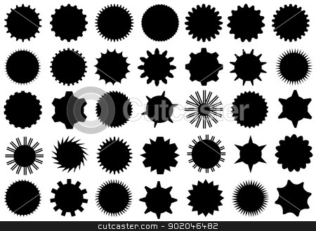 To use this stock image in your creative project, please select the size you need over to the right and click the "Add to Cart" button.
Your downloaded image will come with the Cutcaster watermark removed so don’t worry about the watermark you see on this page. Different gear shapes stock vector clipart, Different gear shapes isolated on white by Ioana Martalogu