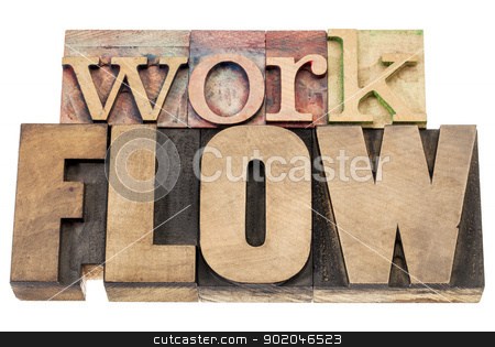 To use this stock image in your creative project, please select the size you need over to the right and click the "Add to Cart" button.
Your downloaded image will come with the Cutcaster watermark removed so don’t worry about the watermark you see on this page. workflow word in wood type stock photo, workflow - isolated word in vintage letterpress wood type blocks by Marek Uliasz