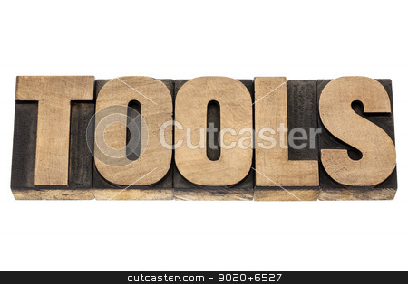 To use this stock image in your creative project, please select the size you need over to the right and click the "Add to Cart" button.
Your downloaded image will come with the Cutcaster watermark removed so don’t worry about the watermark you see on this page. tools word in wood type stock photo, tools - isolated word in vintage letterpress wood type blocks by Marek Uliasz