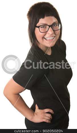 To use this stock image in your creative project, please select the size you need over to the right and click the "Add to Cart" button.
Your downloaded image will come with the Cutcaster watermark removed so don’t worry about the watermark you see on this page. Happy Woman Over White stock photo, Happy young woman with smile on isolated background by Scott Griessel
