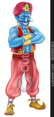 To use this stock image in your creative project, please select the size you need over to the right and click the "Add to Cart" button.
Your downloaded image will come with the Cutcaster watermark removed so don’t worry about the watermark you see on this page. Evil genie standing stock vector clipart, Illustration of an evil looking blue genie standing with his arms folded
by Christos Georghiou