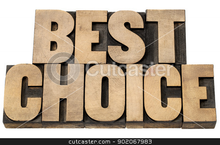To use this stock image in your creative project, please select the size you need over to the right and click the "Add to Cart" button.
Your downloaded image will come with the Cutcaster watermark removed so don’t worry about the watermark you see on this page. best choice stock photo, best choice - isolated words in vintage letterpress wood type blocks by Marek Uliasz
