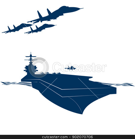 To use this stock image in your creative project, please select the size you need over to the right and click the "Add to Cart" button.
Your downloaded image will come with the Cutcaster watermark removed so don’t worry about the watermark you see on this page. Army stock photo, Navy. Military aircraft taking off from an aircraft carrier. Illustration on white background. by Sergey Skryl