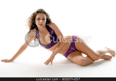 To use this stock image in your creative project, please select the size you need over to the right and click the "Add to Cart" button.
Your downloaded image will come with the Cutcaster watermark removed so don’t worry about the watermark you see on this page. Brunette Woman stock photo, Brunette woman on white backgrond lying. by Henrik Lehnerer