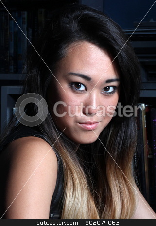 To use this stock image in your creative project, please select the size you need over to the right and click the "Add to Cart" button.
Your downloaded image will come with the Cutcaster watermark removed so don’t worry about the watermark you see on this page. Indonesien Woman stock photo, Close up portrait of an indonesian woman. by Henrik Lehnerer
