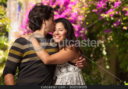 To use this stock image in your creative project, please select the size you need over to the right and click the "Add to Cart" button.
Your downloaded image will come with the Cutcaster watermark removed so don’t worry about the watermark you see on this page. Happy Attractive Hispanic Couple At The Park stock photo, Happy Attractive Hispanic Couple Enjoying Themselves At The Park. by Andy Dean