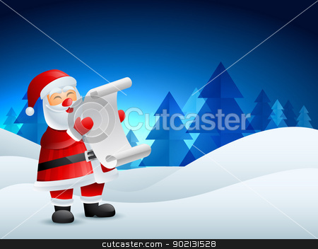 To use this stock image in your creative project, please select the size you need over to the right and click the "Add to Cart" button.
Your downloaded image will come with the Cutcaster watermark removed so don’t worry about the watermark you see on this page. santa claus illustration stock vector clipart, santa claus reading list of gifts by pinnacleanimates