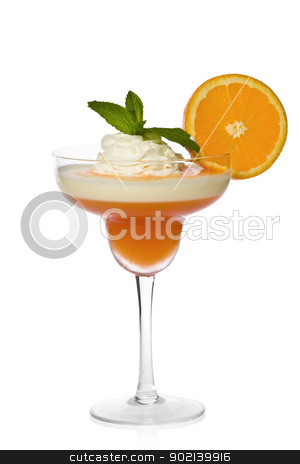 To use this stock image in your creative project, please select the size you need over to the right and click the "Add to Cart" button.
Your downloaded image will come with the Cutcaster watermark removed so don’t worry about the watermark you see on this page. Apricot and Lemon Parfait stock photo, Apricot-orange and lemon parfait with orange sauce, whipped cream, mint, and a slice of orange. by Glenn Price