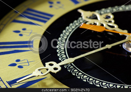 To use this stock image in your creative project, please select the size you need over to the right and click the "Add to Cart" button.
Your downloaded image will come with the Cutcaster watermark removed so don’t worry about the watermark you see on this page. old clock stock photo, Old clock close-up with roman numbers by Vitaliy Pakhnyushchyy