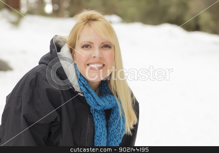 To use this stock image in your creative project, please select the size you need over to the right and click the "Add to Cart" button.
Your downloaded image will come with the Cutcaster watermark removed so don’t worry about the watermark you see on this page. Attractive Woman Having Fun in the Snow stock photo, Attractive Woman Having Fun in the Snow on a Winter Day. by Andy Dean