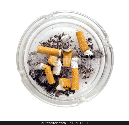To use this stock image in your creative project, please select the size you need over to the right and click the "Add to Cart" button.
Your downloaded image will come with the Cutcaster watermark removed so don’t worry about the watermark you see on this page. ashtray stock photo, ashtray full of cigarettes close-up isolated on white background by Vladyslav Danilin