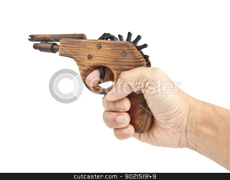 To use this stock image in your creative project, please select the size you need over to the right and click the "Add to Cart" button.
Your downloaded image will come with the Cutcaster watermark removed so don’t worry about the watermark you see on this page. hand with an old toy gun stock photo, hand with an old toy gun, on white background by thepoo