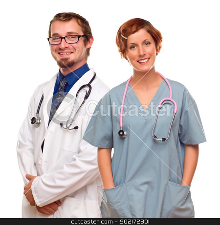 To use this stock image in your creative project, please select the size you need over to the right and click the "Add to Cart" button.
Your downloaded image will come with the Cutcaster watermark removed so don’t worry about the watermark you see on this page. Group of Doctors or Nurses on a White Background stock photo, Group of Doctors or Nurses Isolated on a White Background. by Andy Dean