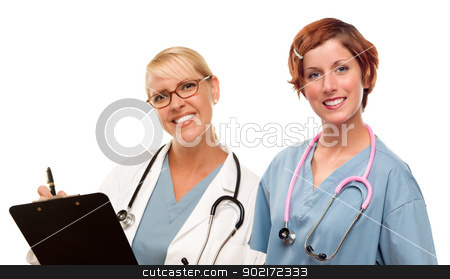To use this stock image in your creative project, please select the size you need over to the right and click the "Add to Cart" button.
Your downloaded image will come with the Cutcaster watermark removed so don’t worry about the watermark you see on this page. Group of Doctors or Nurses on a White Background stock photo, Group of Doctors or Nurses Isolated on a White Background. by Andy Dean