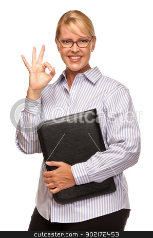To use this stock image in your creative project, please select the size you need over to the right and click the "Add to Cart" button.
Your downloaded image will come with the Cutcaster watermark removed so don’t worry about the watermark you see on this page. Attractive Blond Businesswoman with Okay Hand Sign on White stock photo, Attractive Smiling Blond Woman with Okay Hand Sign Isolated on a White Background. by Andy Dean