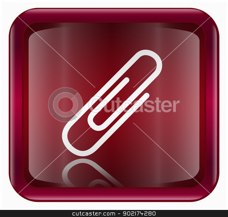 To use this stock image in your creative project, please select the size you need over to the right and click the "Add to Cart" button.
Your downloaded image will come with the Cutcaster watermark removed so don’t worry about the watermark you see on this page. Paper clip icon dark red, isolated on white background stock photo, Paper clip icon dark red, isolated on white background by Andrey Zyk