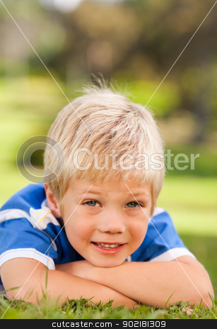To use this stock image in your creative project, please select the size you need over to the right and click the "Add to Cart" button.
Your downloaded image will come with the Cutcaster watermark removed so don’t worry about the watermark you see on this page. Boy lying down in the park stock photo, Boy lying down in the park by Wavebreak Media