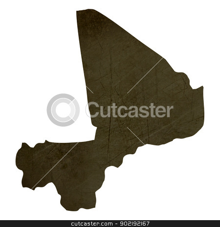 To use this stock image in your creative project, please select the size you need over to the right and click the "Add to Cart" button.
Your downloaded image will come with the Cutcaster watermark removed so don’t worry about the watermark you see on this page. Dark silhouetted map of Mali stock photo, Dark silhouetted and textured map of Mali isolated on white background. by Martin Crowdy