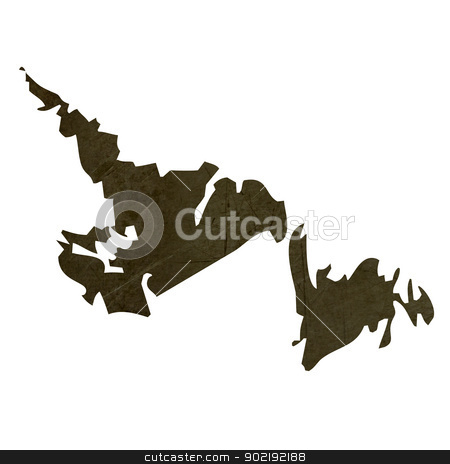 To use this stock image in your creative project, please select the size you need over to the right and click the "Add to Cart" button.
Your downloaded image will come with the Cutcaster watermark removed so don’t worry about the watermark you see on this page. Dark silhouetted map of Newfoundland stock photo, Dark silhouetted and textured map of Newfoundland province of Canada isolated on white background. by Martin Crowdy