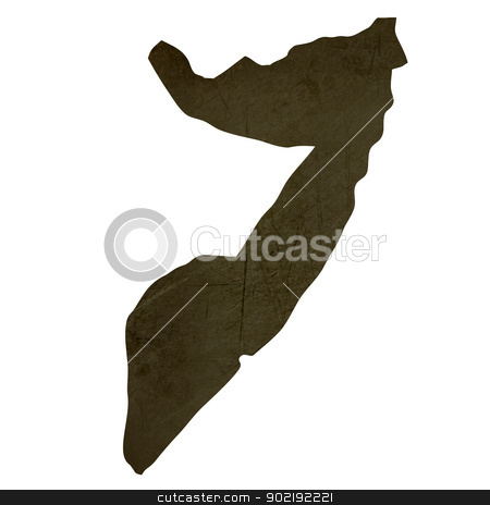 To use this stock image in your creative project, please select the size you need over to the right and click the "Add to Cart" button.
Your downloaded image will come with the Cutcaster watermark removed so don’t worry about the watermark you see on this page. Dark silhouetted map of Somalia stock photo, Dark silhouetted and textured map of Somalia isolated on white background. by Martin Crowdy