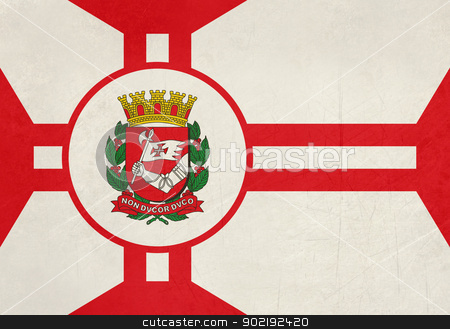 To use this stock image in your creative project, please select the size you need over to the right and click the "Add to Cart" button.
Your downloaded image will come with the Cutcaster watermark removed so don’t worry about the watermark you see on this page. Sao Paulo city flag stock photo, Grunge Illustration of Sao Paulo city flag, Brazil. by Martin Crowdy